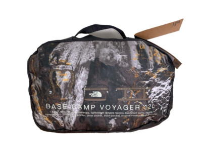 The North Face Base Camp Voyager Duffel 32L Carry-On Bag Travel TNF Backpack NWT