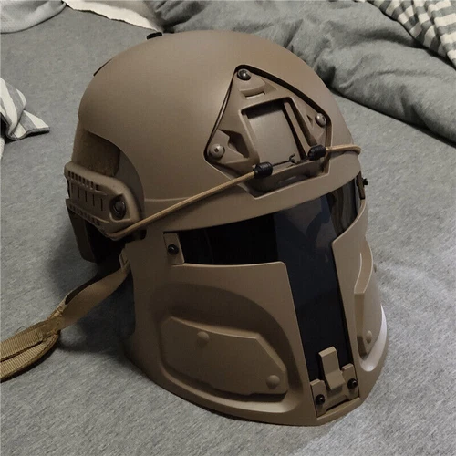 Star Wars Mandalorian Shield Cosplay Mask New For Fast Maritime Tactical Helmet - Bild 9 von 16