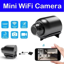1080P Mini Camara Oculta Espia De Seguridad WiFi Inalambrica Con Audio y Video