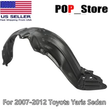 Front Driver Side Fender Liner w/o Clip For 2007-2012 Toyota Yaris TO1250120
