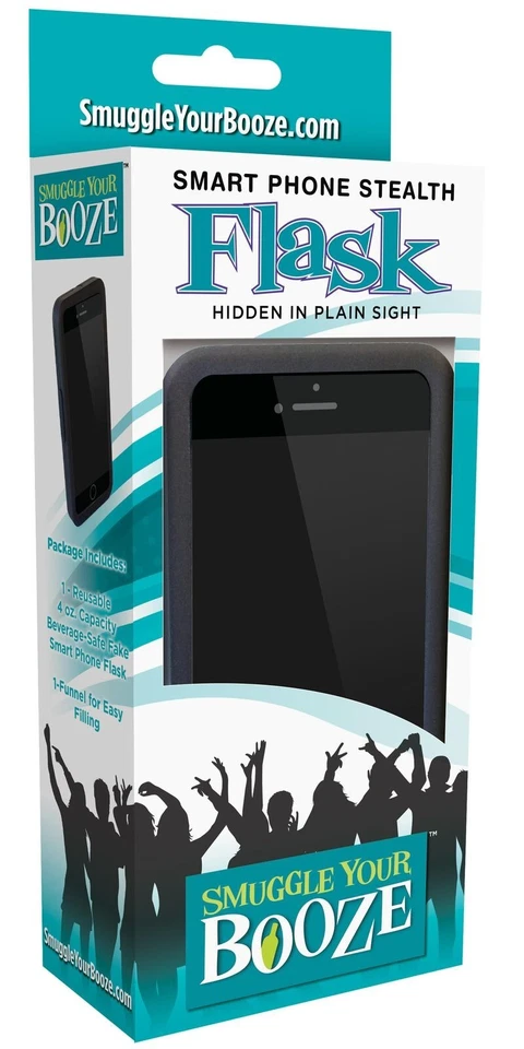 Contrabandea tu bebida SYB-Phone frasco de teléfono inteligente con embudo Foto 2 de 3