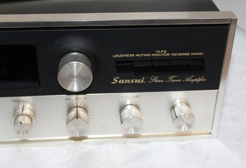 Vtg Sansui M-2000 AM/FM Stereo Receiver w/ Manuals ~ A Beast Pulled From Console - Picture 13 of 24