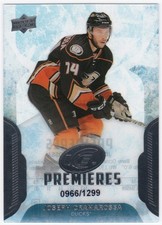 2016-17 UD Ice Premieres JOSEPH CRAMAROSSA 106 #966/1299 Anaheim Ducks RC Rookie