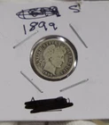 1899 S US Barber Silver Dime 10c G+