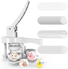 Button Maker Machine, Pin Maker Machine, Button Press Machine, DIY Badges Making