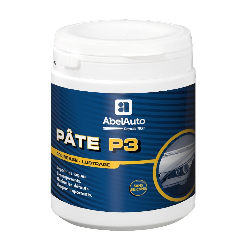 Pâte de dépolissage P3 Abelauto 1kg élimine les rayures