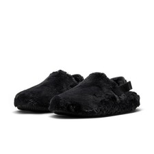 Nike CALM SLIDE SE Women's Fuzzy Black FZ3119-001 Basic Active Slides