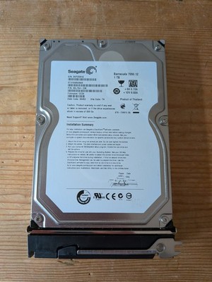 Seagate Barracuda 7200.12, 1TB, Interner Speicher, 7200RPM, 3,5 Zoll, SATA