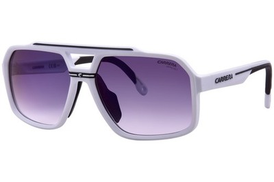 Carrera C-Sport 03/S 6HT Sunglasses Men's Matte White/Grey Gradient Mirror 61mm