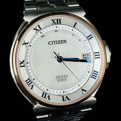 Citizen Exceed Euros AS7040-55A Eco-Drive Wristwatch 38mm wrist 16cm