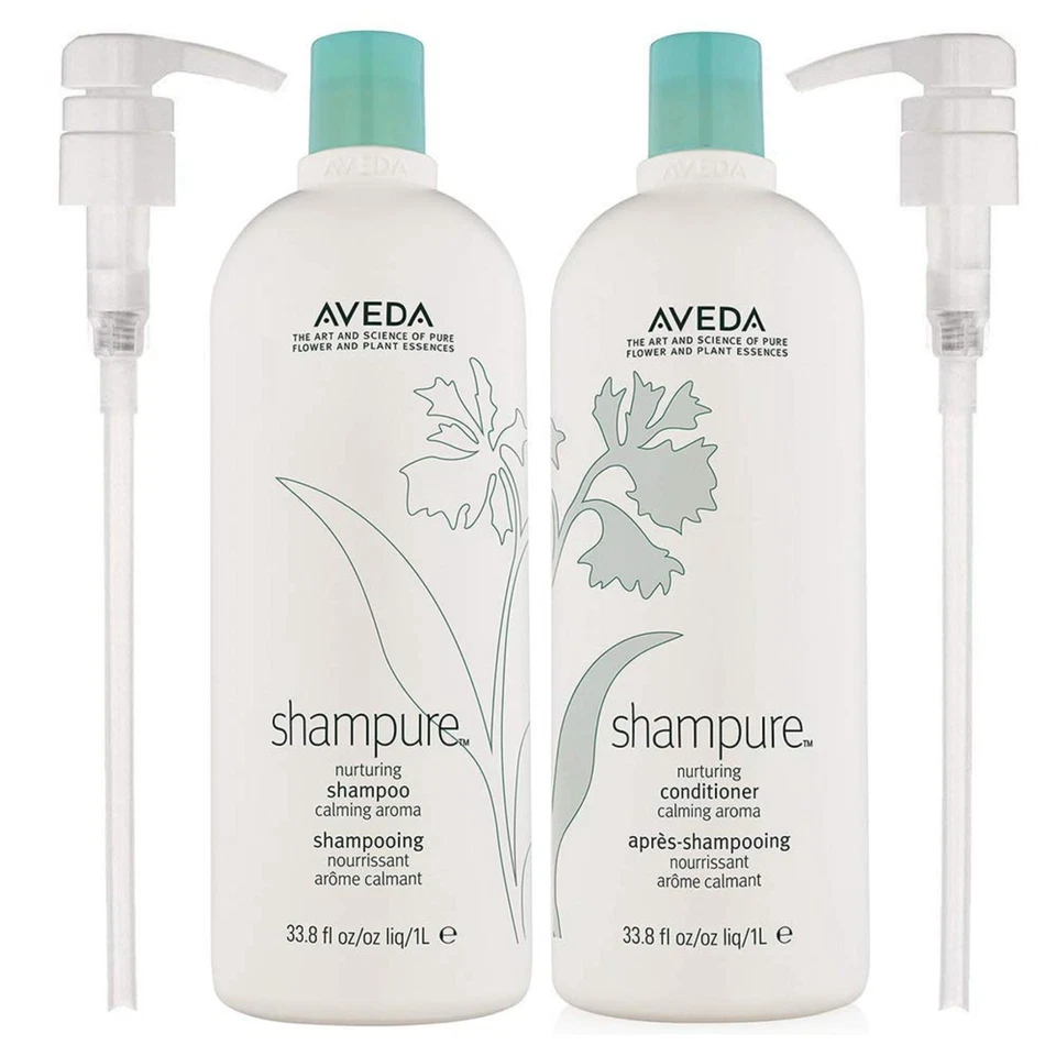 Aveda Shampure Nurturing Shampoo & Conditioner Duo 33.8 oz + 2 pumps - Image 2 of 2