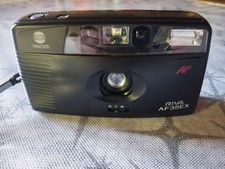 Minolta Riva AF 35ex appareil compact argentique, Vintage 