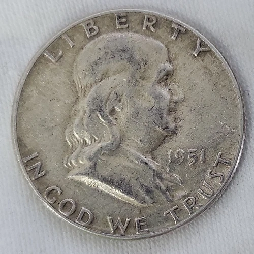 1951 Franklin Half Dollar in VF Condition