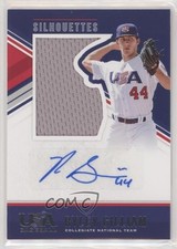 2018 USA Baseball Stars & Stripes Jerseys Blue Ink /199 Ryley Gilliam Auto 0g4