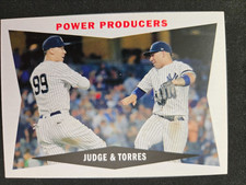 2020 Topps Archives Baseball 1960 COMBO CARDS 60CC-JT Judge Torres - NY Yankees
