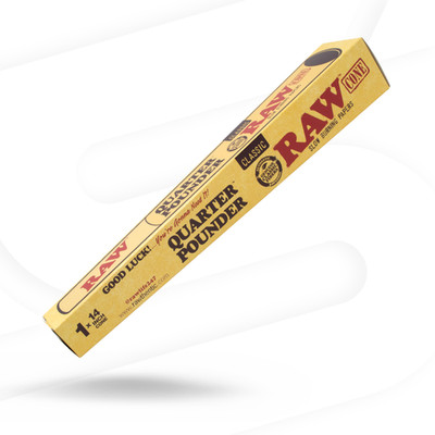 RAW Classic Quarter Pounder Act | 1 Cone per box
