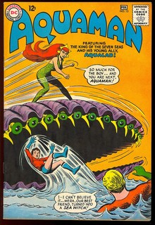 Aquaman #13 High Grade Silver Age Superhero Vintage DC Comic 1964 VF