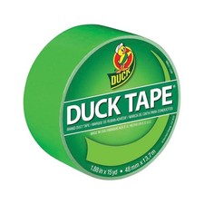 Duck 1265018 Neon Lime Green Tape for Plastic and Metal 1.88 in. x 15 yd.