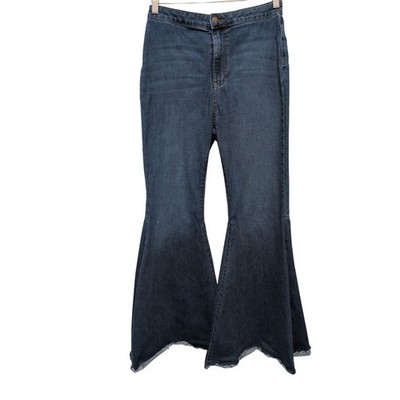 Free People Just Float On Jeans Women Size 28x31 High Rise Stretch Denim Flare