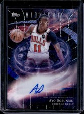 2025-26 Topps Midnight Ayo Dosunmu Stroke of Auto #/12 Bulls