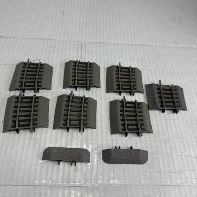 Roco Ho Scale Gray Bedding, Short Curb Sections For Train, Set Layout Track