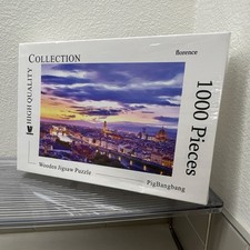 PigBangbang Wooden Jigsaw Puzzle 1000 Pieces Florence Architecture Basswood