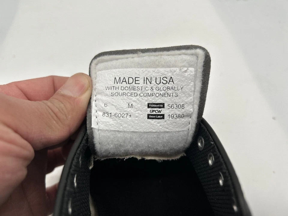 Zapatos de vestir Thorogood Vibram para hombre talla 6M 831-6027 cuero negro con cordones Foto 2 de 4