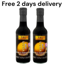 Salsa de soja Lee Kum Kee de doble fermentación 16,9 oz (paquete de 2)