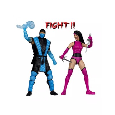 Mc Farlane - Mortal Kombat Klassics - Sub-Zero vs Mileena Deluxe 2-Pack 1/12