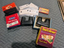 Vintage Stori-View 3D Viewer Mega Lot - 2 Bakelite Viewers, 1950s Slides Box