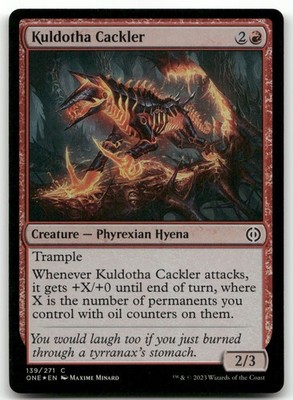 Kuldotha Cackler #139 (Foil) (NM) Phyrexia All Will Be One ONE Magic MTG