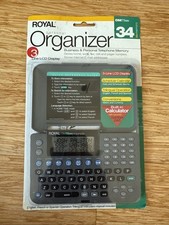 Royal Personal Organizer Business LCD Display Electronic DM75ex Vintage