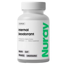 Internal Deodorant Supplement Natural Chlorophyll 30 Capsules