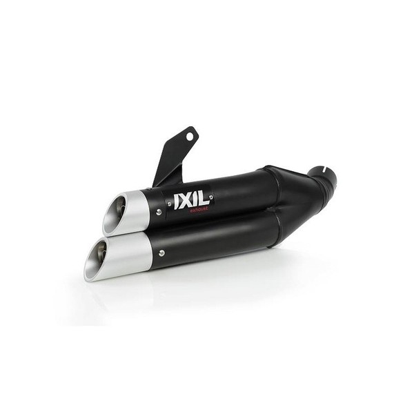 SchalldäMpfer Ixil Dual Hyperlow L3XB Edelstahl Schwarz/Aluminium - Honda CBR50-image