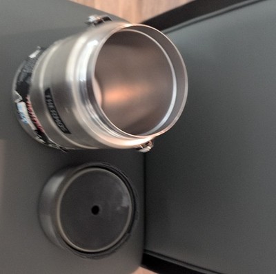 Thermos Stainless Steel Vacuum Flask Silver Insulated With Handle Twist Lid