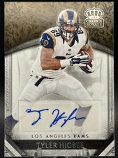 2016 Panini Preferred Crown Royale Tyler Higbee Auto - Clean!