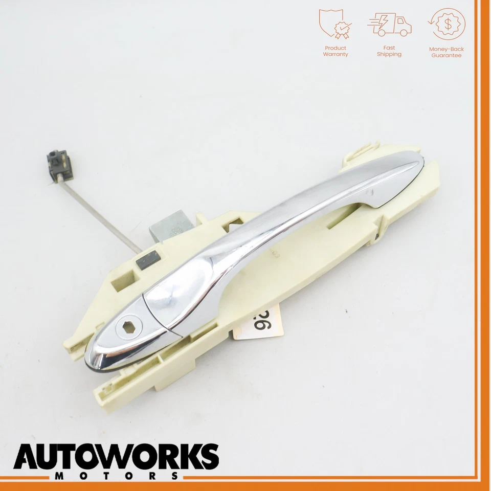 04-09 Jaguar XJR XJ8 VDP X350 Manija de puerta exterior del conductor delantero izquierdo cromada OEM Foto 2 de 4