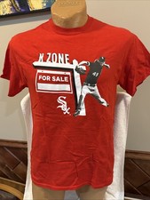 SWEET Chicago White Sox Men's Md Chris Sale K-Zone Red Cotton T-Shirt, LOOK-NICE