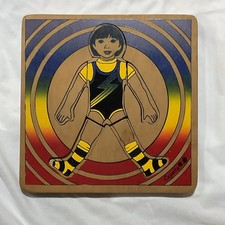 Vintage Coyote Collections Multi Layer Wood Educational Body Anatomy Puzzle