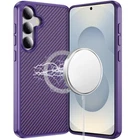 for Samsung S26 Carbon Fiber 2.0mm Hybrid Case with Magnetic Ring,