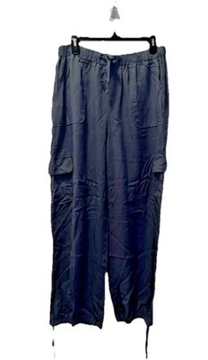Thread Supply Cargo Pants Gray Large Waist tie cuff ties