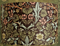 Habitat x Morris & Co Blackthorn Green Ceramic Lamp Shade 20cm Shade Only New