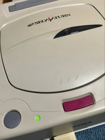 Sega Saturn main unit with 2 controllers and power memory (Sakura Wars package)