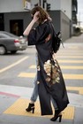 Black Tomesode Kimono, Pine, Bamboo, Plum Pattern, Gold Thread, Foil, BlackxGold — photo 10