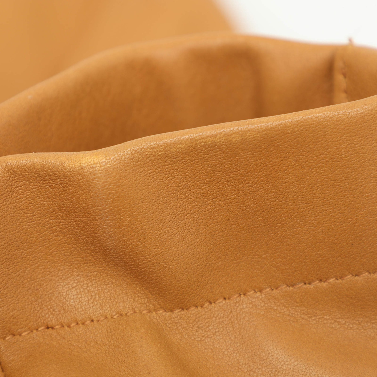 Sandro Tan Leather Slim Fit Jacket M image 9