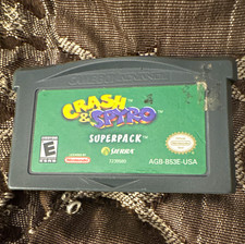 Sierra Crash & Spyro Superpack Nintendo Game Boy Advance GBA Compilation E NTSC