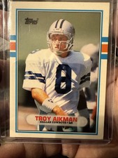 1989 TOPPS TRADED #70T TROY AIKMAN ROOKIE CARD RC DALLAS COWBOYS HOF