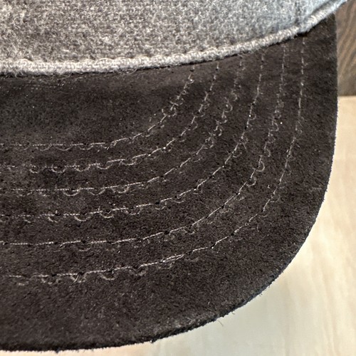 USF Reddaway Mütze Kappe Strapback Wolle Wildleder Leder grau Transport LKW - Bild 11 von 13