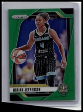 2024 Panini Prizm WNBA #131 Moriah Jefferson Green Prizms #2081