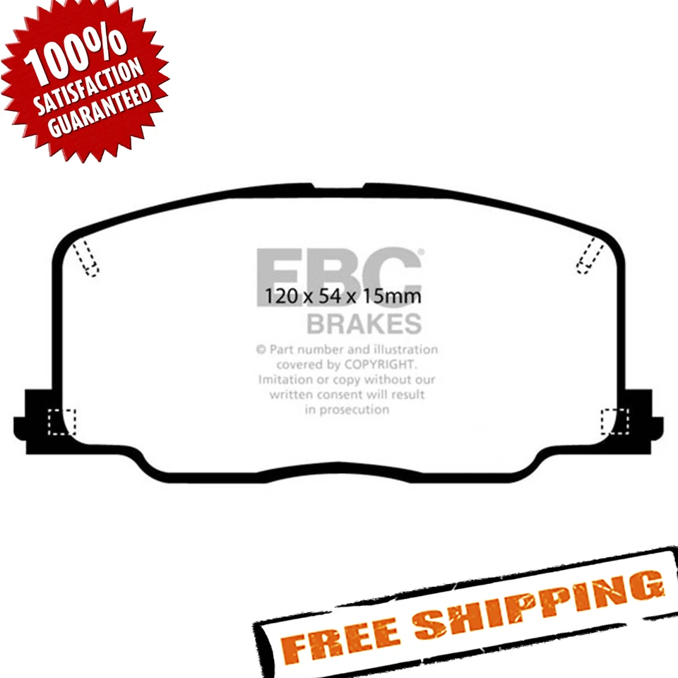 Передние тормозные колодки EBC DP4725R Yellowstuff для Toyota Celica 1988-1993 годов выпуска - Изображение 2 из 4